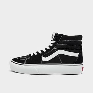 Vans Women&apos;s Sk8-Hi Platform 2.0 Casual Shoes in Black/Black Size 10.0 Canvas - 3175853