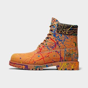 Timberland Men&apos;s Heritage Pride 6 Inch Premium Waterproof Boots in Beige/ Size 11.0 Leather - 3117452