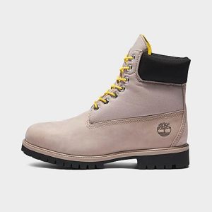 Timberland Men&apos;s 6-Inch Classic Treadlight Boots in Beige/Light Regenerative Leather Size 13.0 - 3194775