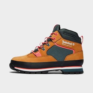 Timberland Women&apos;s Euro Hiker Reimagined Waterproof Boots in Brown/Wheat Nubuck Size 8.0 Cotton/Leather/Wool - 3538088