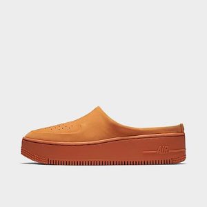 Jordan Women&apos;s Air Force 1 Lover XX Casual Shoes in Orange/Cinder Orange Size 10.0 Leather/Velour - 3553630