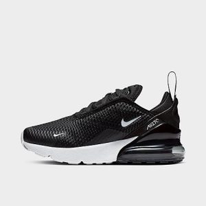 Nike Little Kids&apos; Air Max 270 Casual Shoes in Black/Black Size 13.5 - 5167506