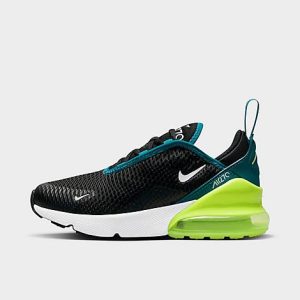 Nike Little Kids&apos; Air Max 270 Casual Shoes in Black/Black Size 13.0 - 3554564
