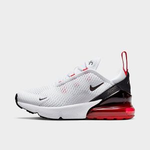 Nike Little Kids&apos; Air Max 270 Casual Shoes in White/White Size 13.0 - 3173107