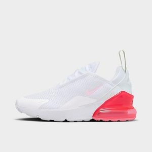 Nike Little Kids&apos; Air Max 270 Casual Shoes in White/White Size 11.0 - 3524612