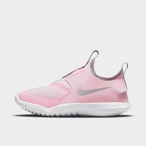 Nike Girls&apos; Little Kids&apos; Flex Runner Running Shoes in Pink/Pink Foam Size 13.5 Leather - 3045346