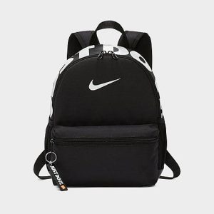 Nike Kids&apos; Brasilia JDI Mini Backpack in Black/Black Polyester - 8097335