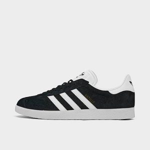Adidas Men&apos;s Originals Gazelle Sport Pack Casual Shoes in Black/Black Size 13.0 Leather - 2215664