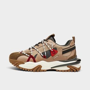 Javi Men&apos;s Bits Casual Sneakers in Beige/Beige Size 8.0 Suede - 3213372