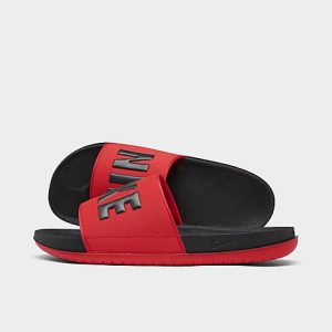 Nike Men&apos;s Offcourt Slide Sandals in Red/Black Size 14.0 Jersey - 2498364