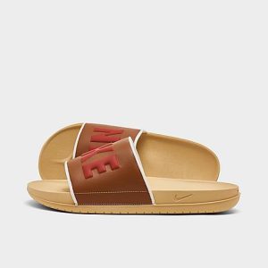 Nike Men&apos;s Offcourt Slide Sandals in Brown/Sesame Size 13.0 Jersey - 3179213