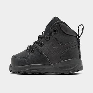 Nike Boys&apos; Toddler Manoa Leather Boots in Black/Black Size 10.0 Leather/Suede - 2493259