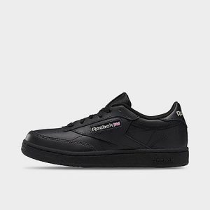 Reebok Men&apos;s x Warner Bros. Tom and Jerry Club C 85 Casual Shoes in Black/Black Size 5.0 Leather - 3160629