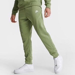 Nike Sportswear Club Fleece Cuffed Jogger Pants in Green/Alligator Size 2XL Cotton/Polyester/Fleece - 5821001