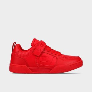 Champion Men&apos;s Arena Power Lo Casual Shoes in Red/Scarlet Size 10.0 Leather - 3550938