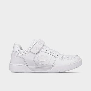 Champion Men&apos;s Arena Power Lo Casual Shoes in White/White Size 13.0 Leather - 3550954