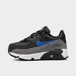 Nike Kids&apos; Toddler Air Max 90 Casual Shoes in Black/Black Size 4.0 Leather - 3173912