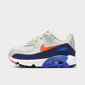 Nike Kids&apos; Toddler Air Max 90 Casual Shoes in White/Summit White Size 4.0 Leather - 3524970