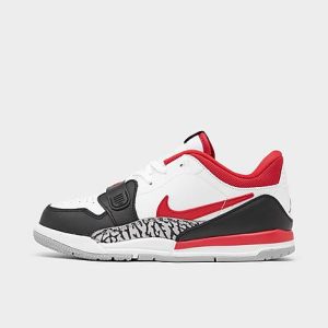 Jordan Boys&apos; Little Kids&apos; Legacy 312 Low Off-Court Shoes in White/White Size 11.0 Leather - 3171018