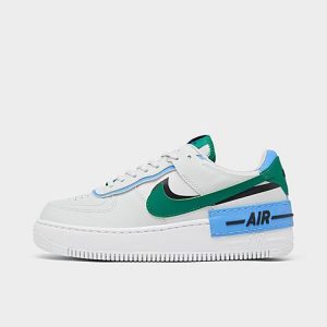 Nike Women&apos;s Air Force 1 Shadow Casual Shoes in White/Photon Dust Size 6.0 Leather - 3182835