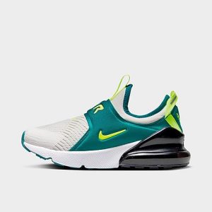 Nike Little Kids&apos; Air Max 270 Extreme Casual Shoes in Green/Phantom Size 12.0 - 3553983