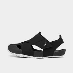 Jordan Little Kids&apos; Flare Casual Shoes in Black/Black Size 13.0 - 5168719