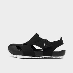 Jordan Boys&apos; Toddler Flare Sport Sandals in Black/Black Size 10.0 - 3000357