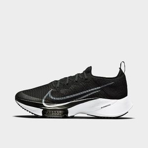 Nike Men&apos;s Air Zoom Tempo NEXT% Running Shoes in Black/Black Size 12.5 Knit - 3212888