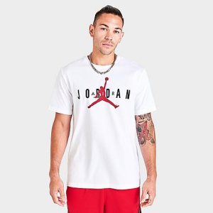 Jordan Air Wordmark T-Shirt in White/White Size 3XL 100% Cotton/Polyester - 5821381
