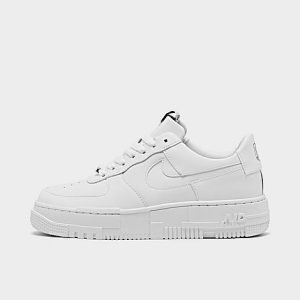 Nike Women&apos;s Air Force 1 Pixel Casual Shoes in White/White Size 12.0 Leather - 5671802