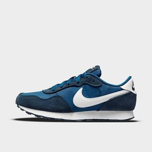 Nike Boys&apos; Big Kids&apos; MD Valiant Casual Shoes in Blue/Marina Size 7.0 Suede - 3514542