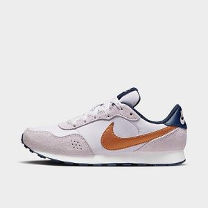 Nike Boys&apos; Big Kids&apos; MD Valiant Casual Shoes in Beige/Barely Grape Size 7.0 Suede - 3551679