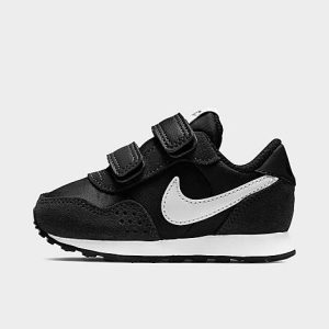 Nike Boys&apos; Toddler MD Valiant Hook-and-Loop Casual Shoes in Black/Black Size 10.0 Suede - 5160996