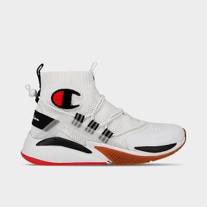 Champion Men&apos;s XG Rally Plus Casual Shoes in White/White Size 10.5 Leather - 3123629