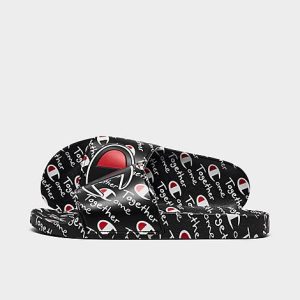 Champion IPO Hero Slide Sandals in Black/Black Size 13.0 - 3028327