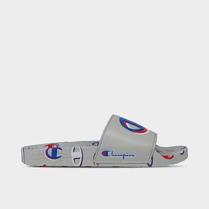 Champion IPO 3Peat Slide Sandals in Grey/Oxford Grey Size 8.0 - 3123560