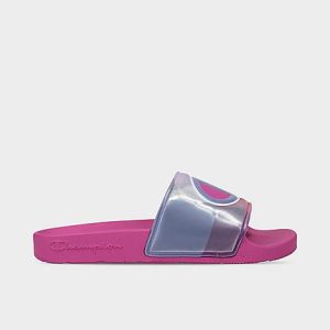 Champion Women&apos;s IPO Optic Slide Sandals in Pink/Fuchsia Size 10.0 - 3225465