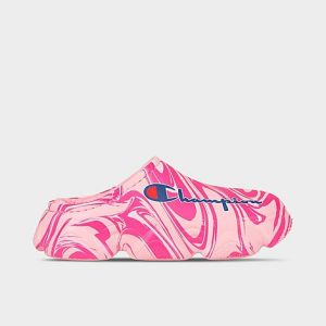 Champion Women&apos;s Super Meloso Swirl Clog Shoes in Pink/Pink Size 11.0 - 3225480
