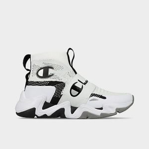 Champion Men&apos;s Hyper Future Hi Casual Shoes in White/White Size 11.0 Knit - 3212635