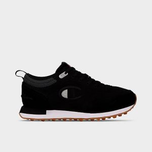Champion Men&apos;s Relay RW Casual Shoes in Black/Black Size 13.0 Knit - 3537014