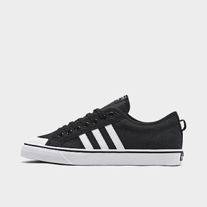Adidas Originals Nizza Casual Shoes in Black/Core Black Size 12.0 Canvas - 2572671