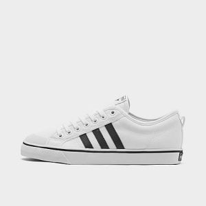 Adidas Originals Nizza Casual Shoes in White/Cloud White Size 11.0 Canvas - 2572682