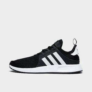 Adidas Men&apos;s Originals X PLR Casual Shoes in Black/Core Black Size 14.0 Knit - 2375598