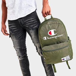 Champion Lifeline Backpack in Green/Olive Green Polyester - 8204963