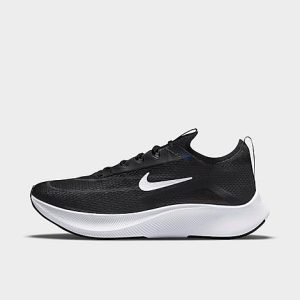 Nike Men&apos;s Zoom Fly 4 Running Shoes in Black/Black Size 13.0 Knit/Fiber - 3128242