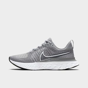 Nike Women&apos;s React Infinity Run Flyknit 2 Running Shoes in Grey/Particle Grey Size 8.5 - 3080553