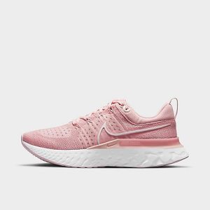 Nike Women&apos;s React Infinity Run Flyknit 2 Running Shoes in Pink/Pink Glaze Size 5.5 - 3152652
