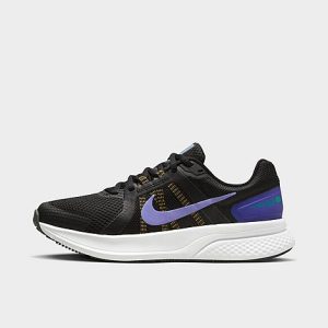 Nike Women&apos;s Run Swift 2 Running Shoes in Black/Black Size 7.0 - 3522653