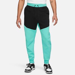 Nike Tech Fleece Taped Jogger Pants in Green/Washed Teal Size 2XL Cotton/Polyester/Fleece - 5776264