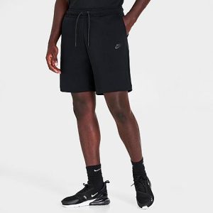 Nike Men&apos;s Sportswear Tech Fleece Shorts in Black/Black Size 2XL Cotton/Polyester/Fleece - 5649293